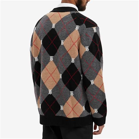 burberry ackerman sweater|Burberry Men's Ackerman Argyle Cardigan Sweater .